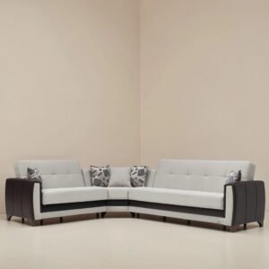 Dublin Sleeper Sectional (Cream)