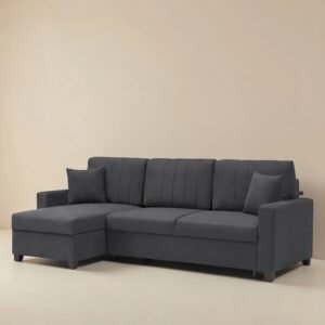 Mocca Sectional (Charcoal) Performance Fabric