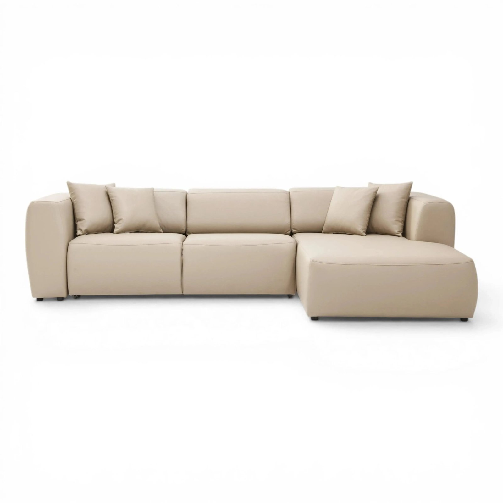 Picasso Sectional Beige Leather (RAF) - Image 2