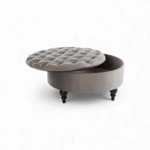 Suave Storage Ottoman (Vika Grey)