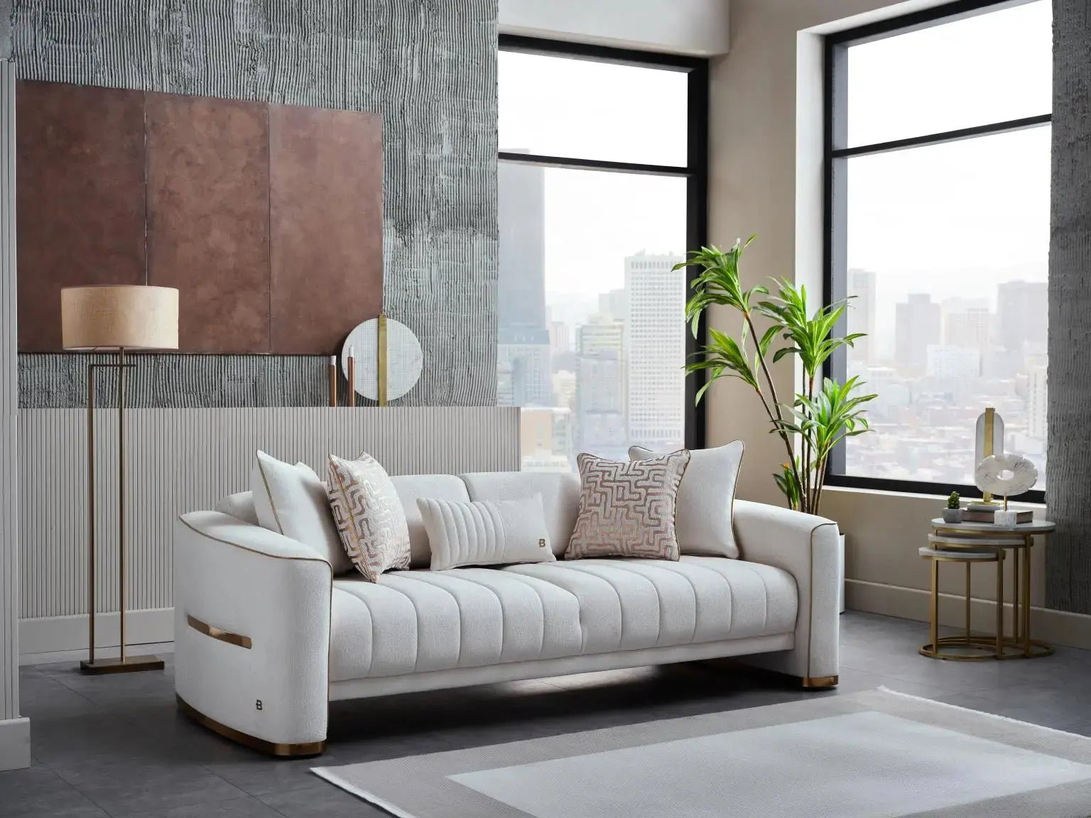 VERONICA Living Room (Merit Cream) - Image 4