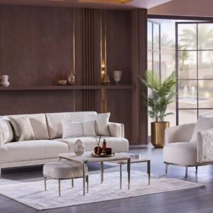MARIETTA Living Room Set (Linka Beige)