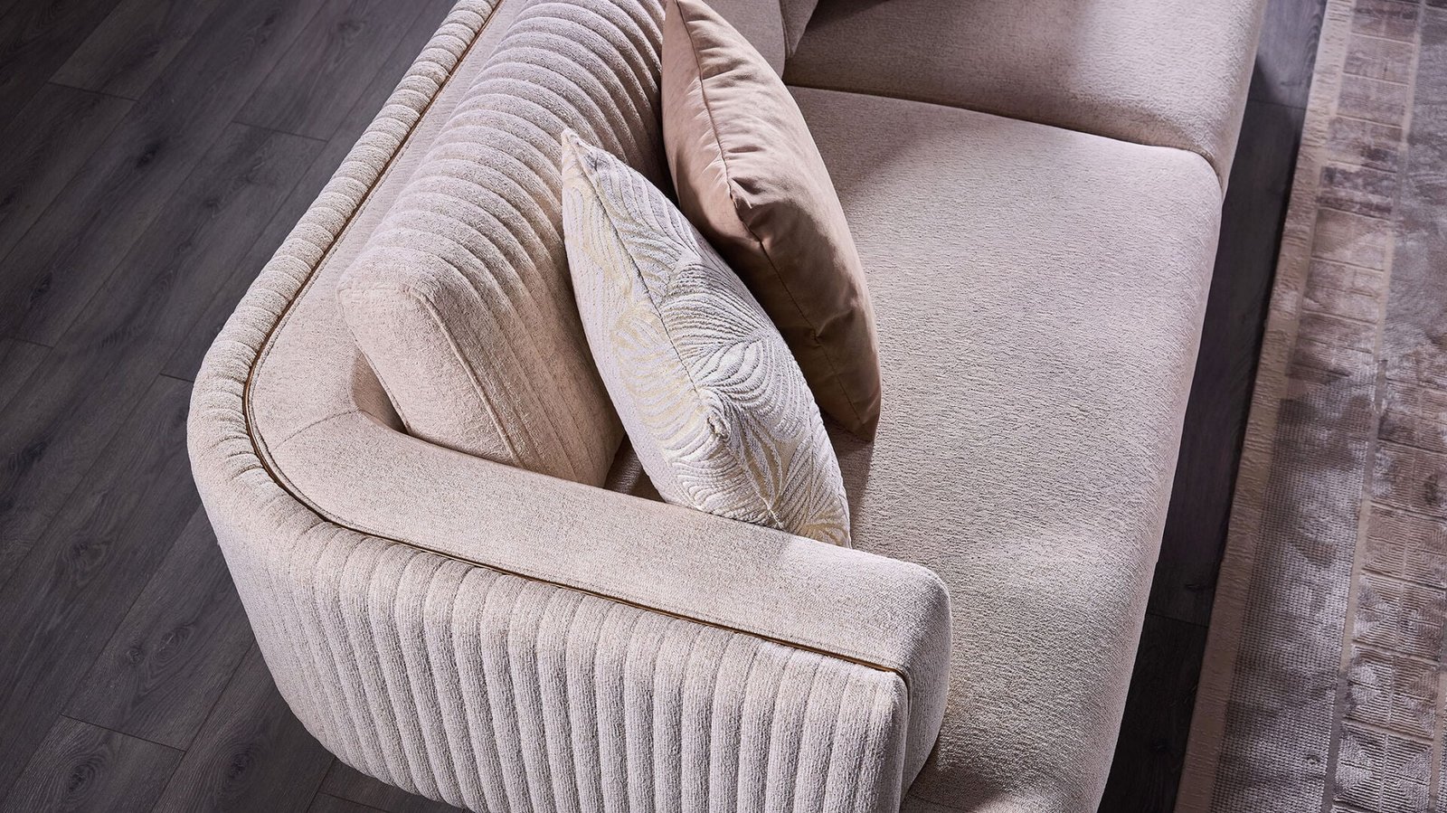MARIETTA Living Room Set (Linka Beige) - Image 6