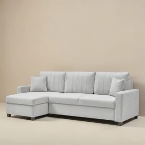 Mocca Sectional (Cream) Performance Fabric