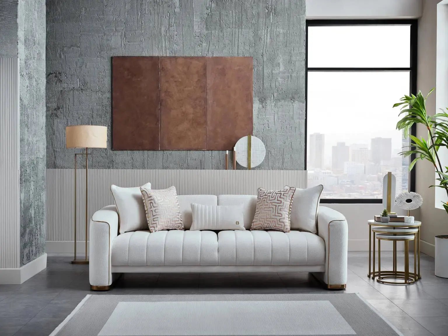 VERONICA Living Room (Merit Cream) - Image 2