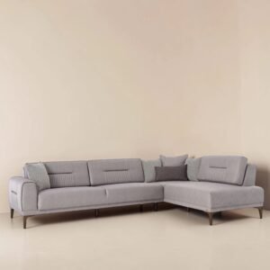 Seul L Shape Sleeper Sectional (Palma Grey)