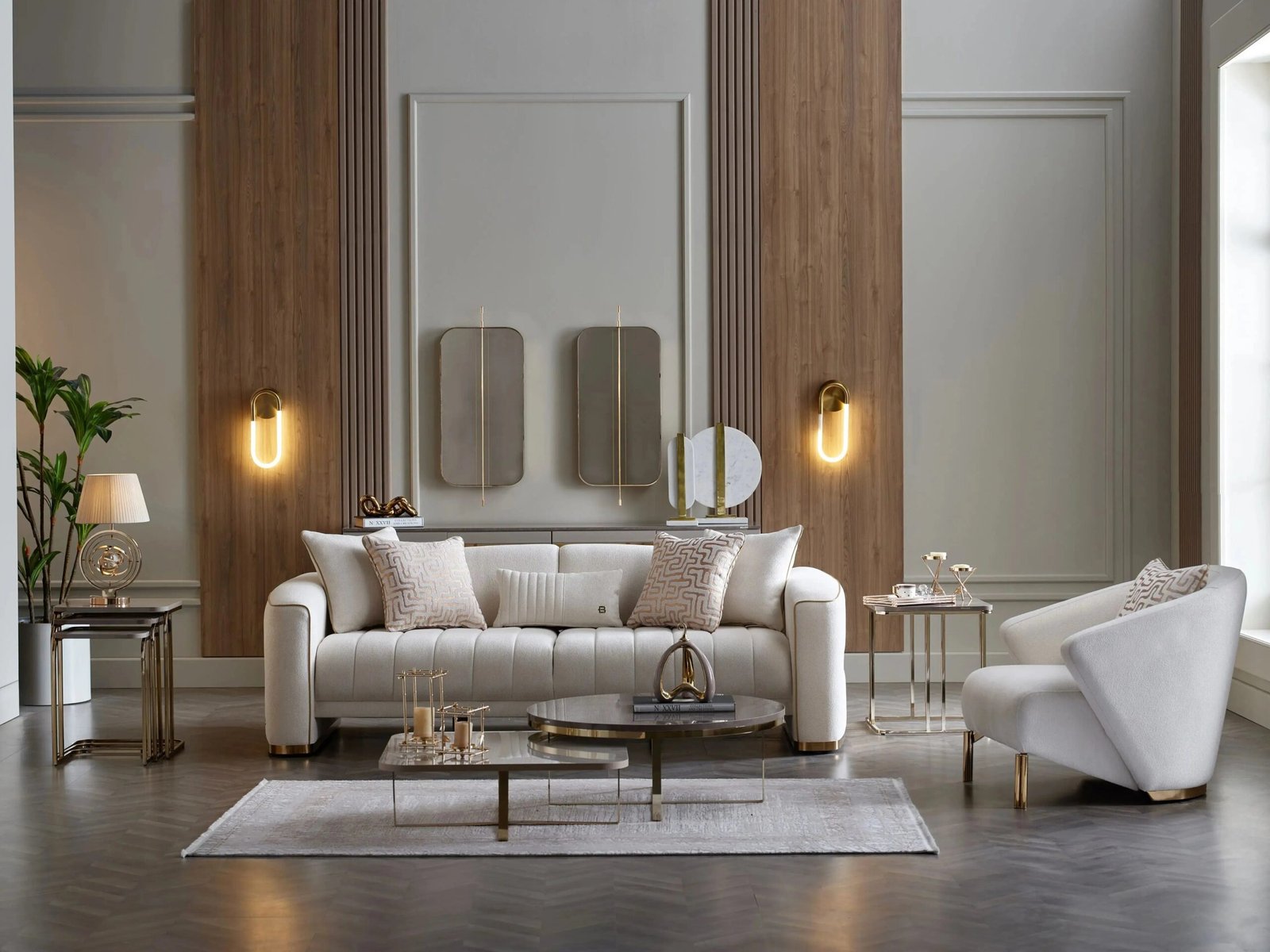 VERONICA Living Room (Merit Cream) - Image 3